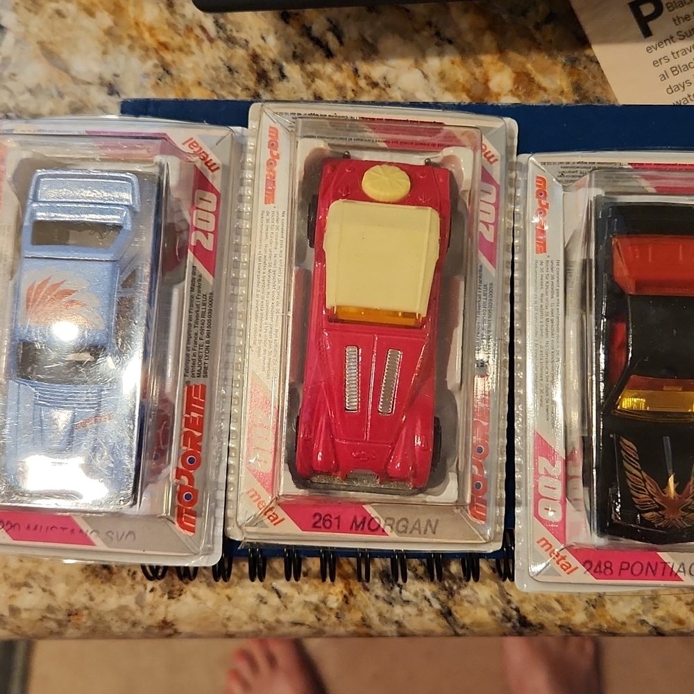 5 Majorette metal cars New